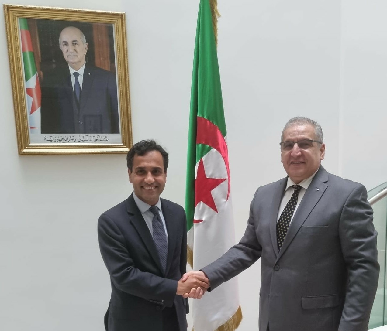 Rehman meets with Algerian Ambassador H.E. Lounès Magramane | Rehman ...