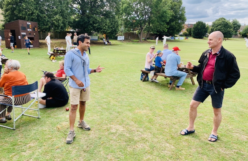 Rehman at Rainham Cricket Club