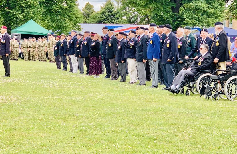 Rehman at the Medway Armed Forces Day event