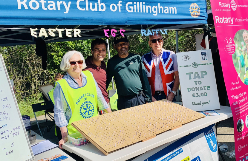 Rehman at the English Festival in Rainham