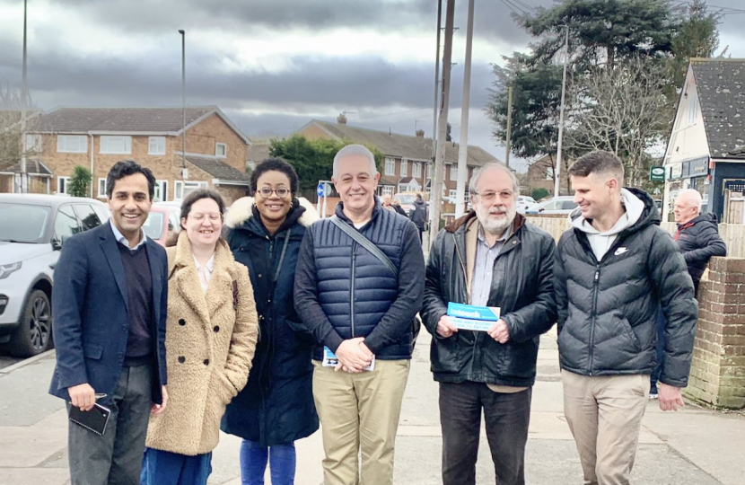 Rehman with Tory team