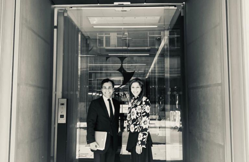 Rehman with Narita Bahra QC