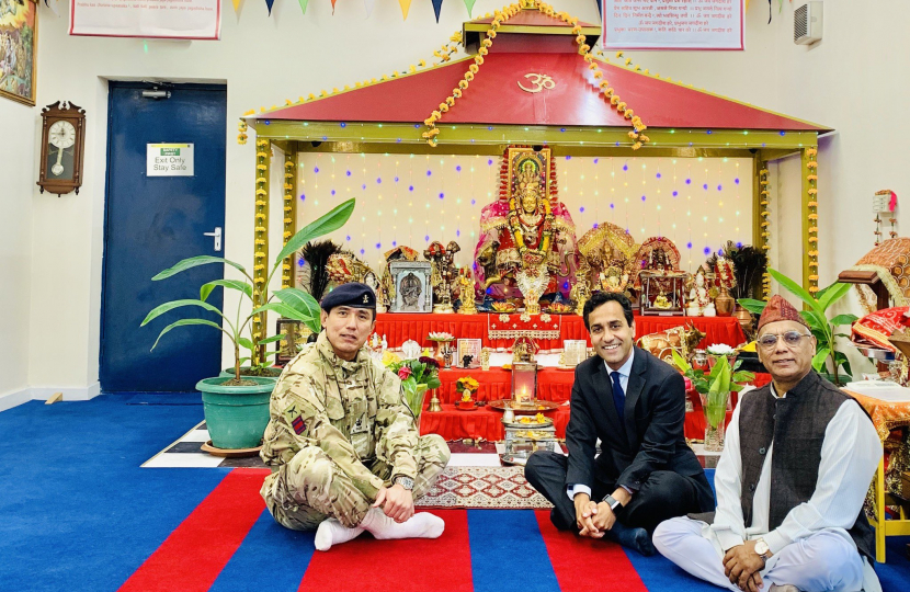 Rehman at the Temple