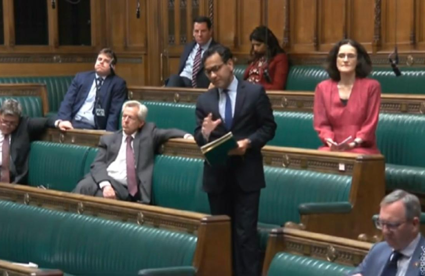 Rehman speaking in parliament on Russia