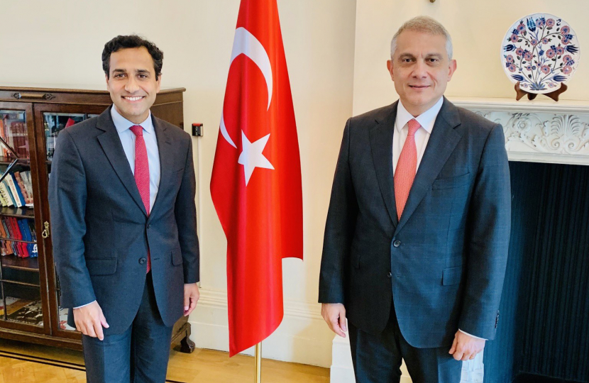 Rehman and the Turkish Ambassador