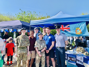 Rehman at the English Festival in Rainham